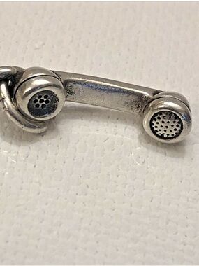 Retired James Avery Sterling Silver Telephone Handset Charm